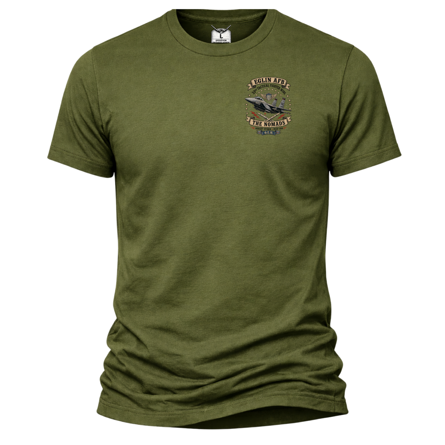 Eglin AFB 33rd Tactical Fighter Wing Shirt – The Nomads Desert Storm OEH Tee
