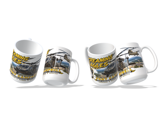 Fort Campbell 101st Airborne Coffee Mug – Screaming Eagles 15 oz Army Air Assault Coffee Cup