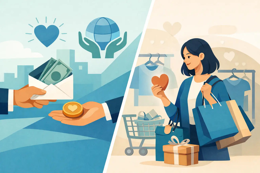 Direct Giving Versus Charity Shopping: Choose Both