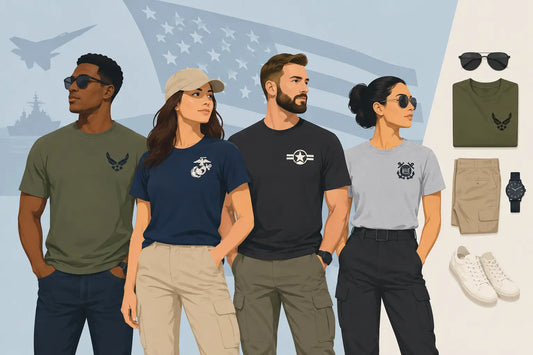 How to Style Service Tees With Military Pride