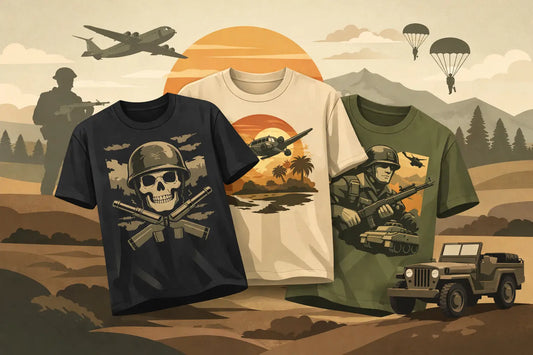 Vintage Military Graphic T Shirts That Carry Legacy