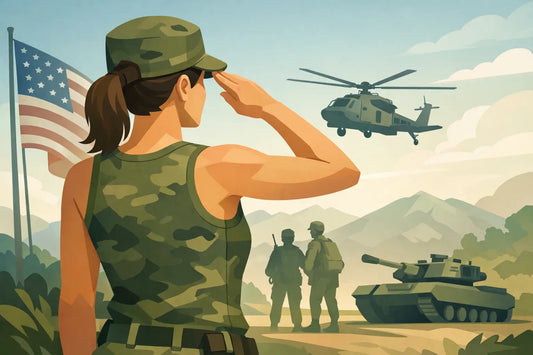 Women’s Military Tank Tops That Honor Service