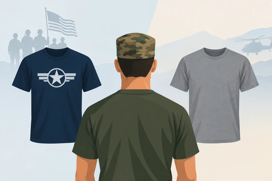 Unit Shirts Versus Generic Tees for Veterans