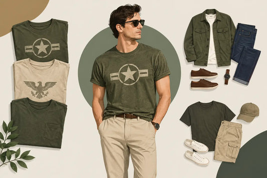 How to Style Vintage Military Tees With Purpose