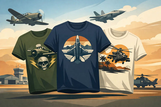 Military Aviation Graphic Shirts With Real Heritage
