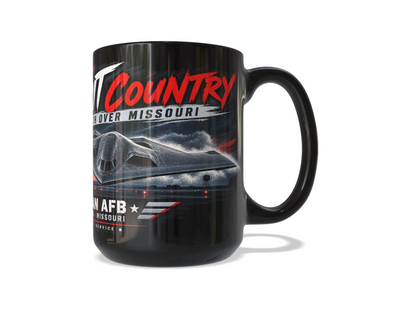 Whiteman AFB B-2 Spirit Coffee Mug – Spirit Country 509th Bomb Wing 15 oz Stealth Bomber Coffee Cup