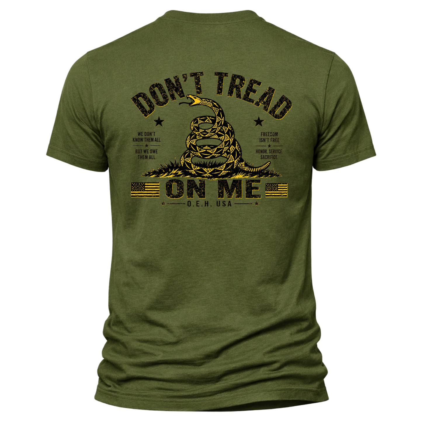 Don’t Tread On Me OEH Shirt – Gadsden Snake Veteran Honor Tee