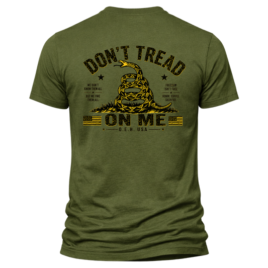 Don’t Tread On Me OEH Shirt – Gadsden Snake Veteran Honor Tee