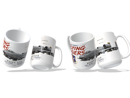 Moody AFB A-10 Coffee Mug – Flying Tigers 23rd Wing Georgia 15 oz Military Coffee Cup