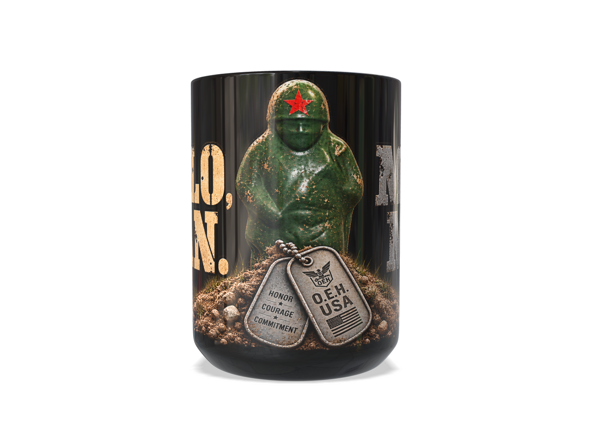 Green Ivan Commie - Range Day - 15 oz Veteran Coffee Mug – Ships Free - Patriots Get Freedom, Commies Get Lead