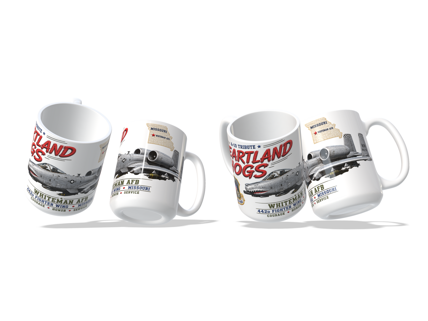 A-10 Coffee Mug | WHITEMAN AFB 442d Fighter Wing Coffee Cup
