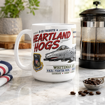 A-10 Coffee Mug | WHITEMAN AFB 442d Fighter Wing Coffee Cup