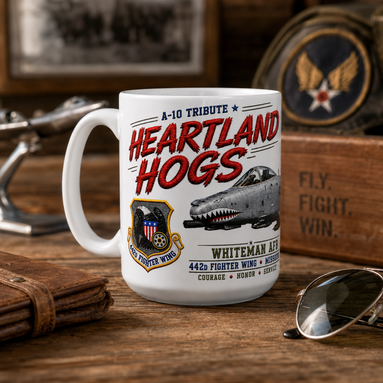 A-10 Coffee Mug | WHITEMAN AFB 442d Fighter Wing Coffee Cup