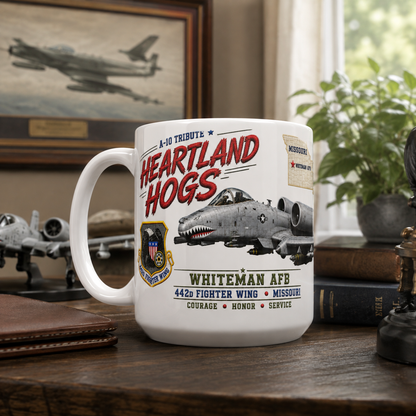 A-10 Coffee Mug | WHITEMAN AFB 442d Fighter Wing Coffee Cup