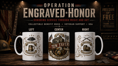 Tun Tavern Marine Tribute Mug – Born in a Bar Est. 1775