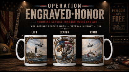 NAS Pensacola Lighthouse Tribute Mug – The Long Watch | 15 oz Ceramic Coffee Mug
