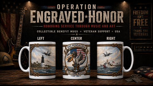 NAS Pensacola Lighthouse Tribute Mug – The Long Watch | 15 oz Ceramic Coffee Mug