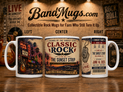 BandMugs.com Rock for the Troops Collectible Mug