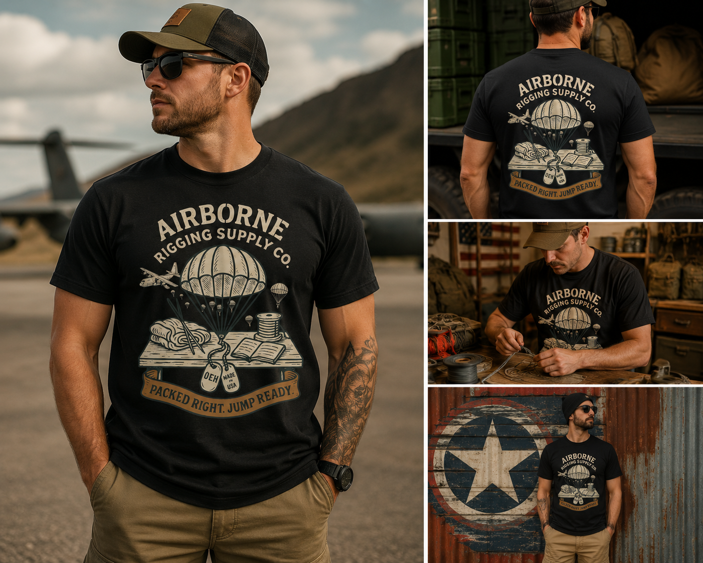 Airborne Rigging Supply Co. - Heritage 92R Rigger T-Shirt