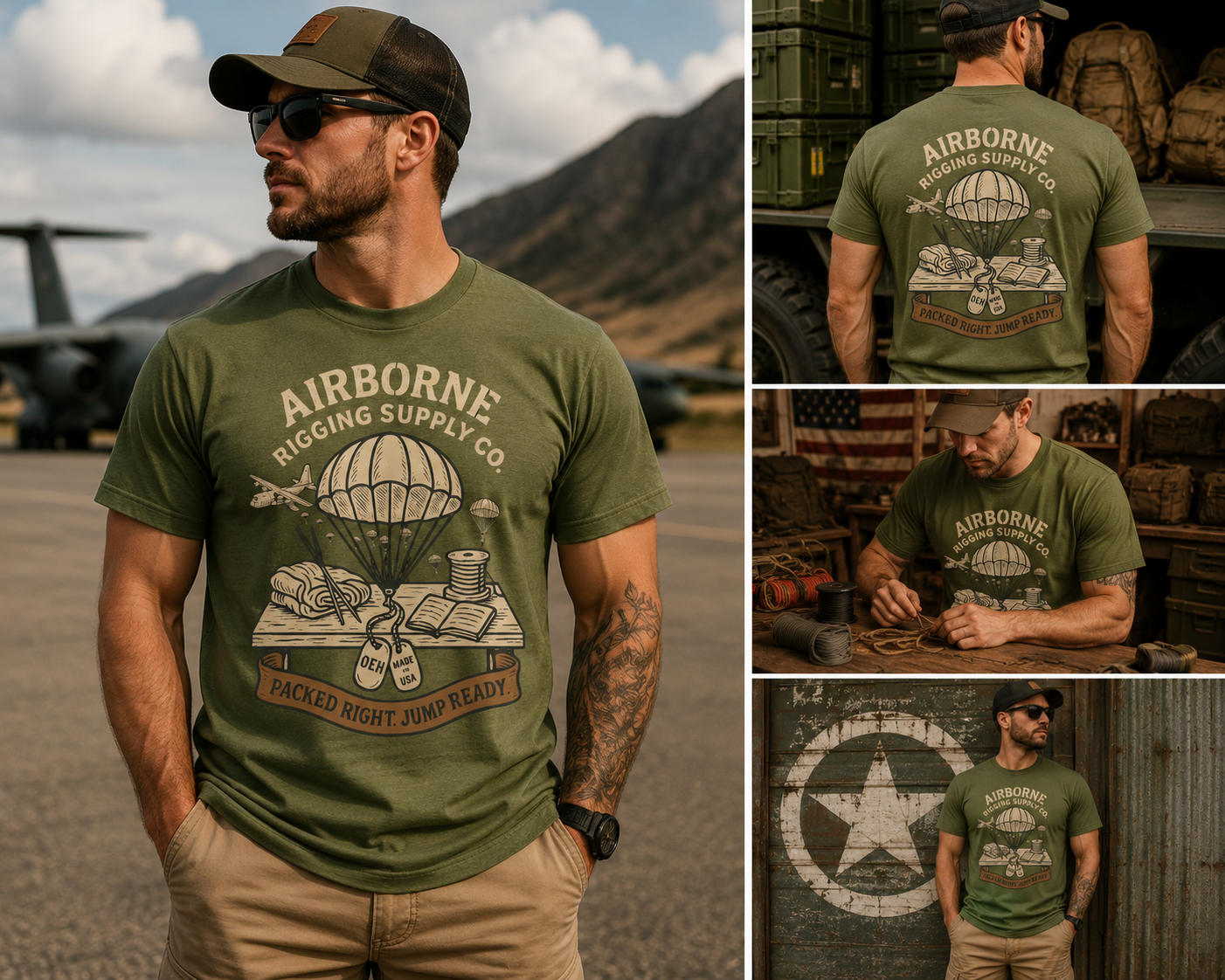 Airborne Rigging Supply Co. - Heritage 92R Rigger T-Shirt