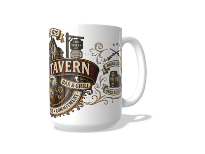 Tun Tavern Marine Tribute Mug – Born in a Bar Est. 1775