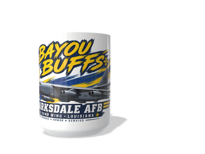 Barksdale AFB B-52H Coffee Mug – 2d Bomb Wing Stratofortress 15 oz Military Coffee Cup