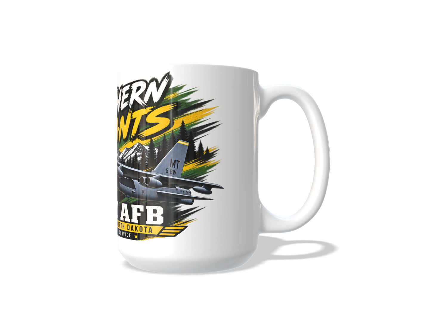 Barksdale AFB 307th Bomb Wing B-52H Stratofortress Mug | Air Force Reserve 15 oz Coffee Mug
