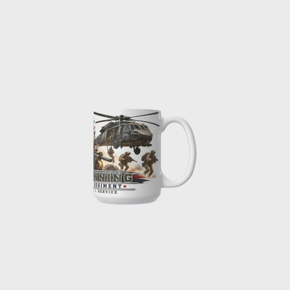 Fort Benning 75th Ranger Regiment Coffee Mug – Rangers Lead the Way 15 oz Army Ranger Coffee Cup