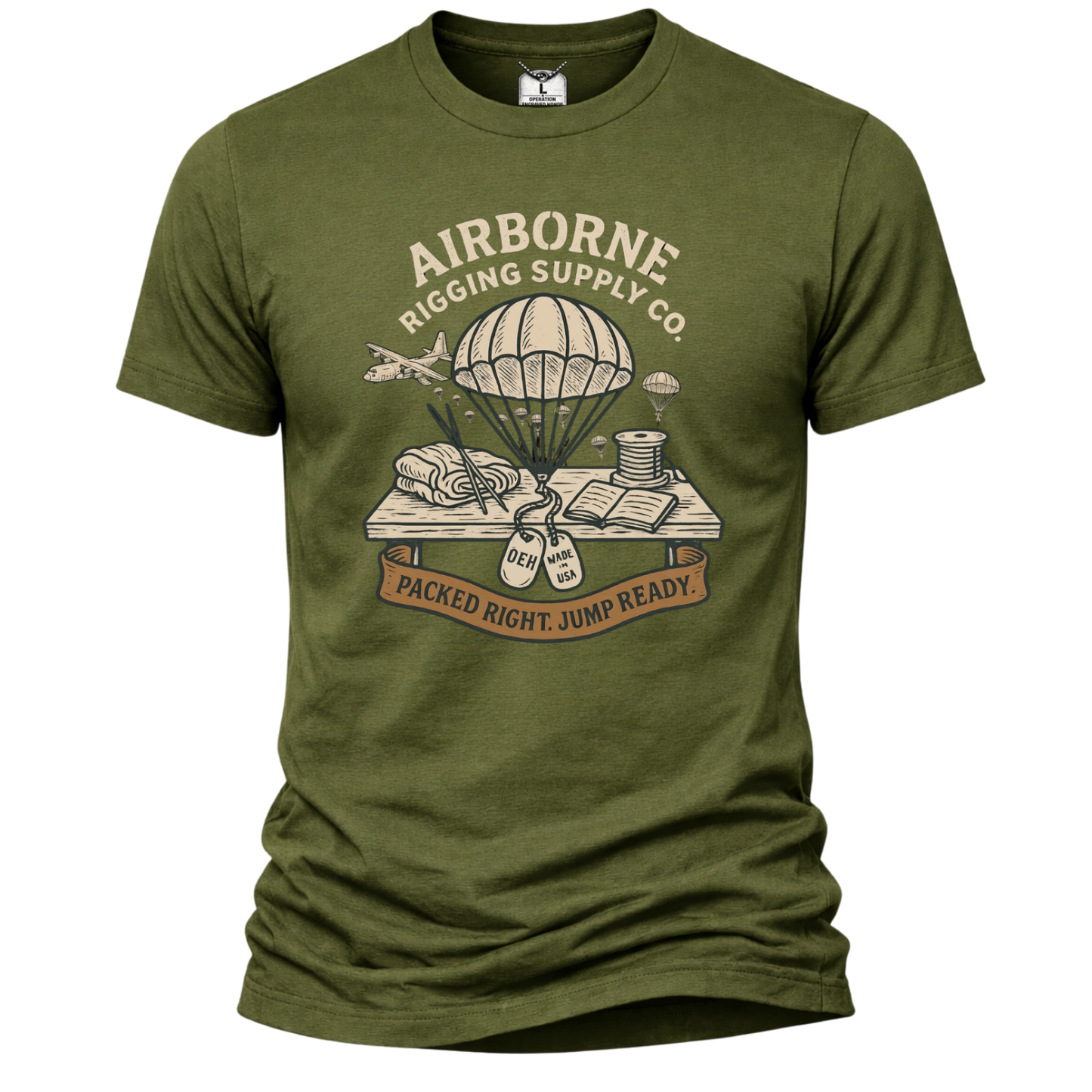 Airborne Rigging Supply Co. - Heritage 92R Rigger T-Shirt